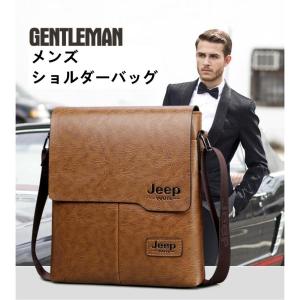 メンズ ショルダーバッグ ショルダー ワンショルダーバッグ バッグ PU革 2WAY斜めがけ ワンショルダー｜jikuya-store