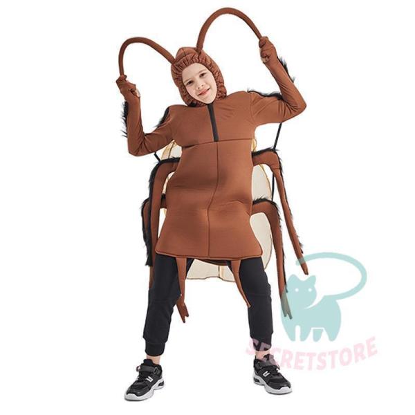 衣装 動物 昆虫 ゴキブリ キッズゴキブリに変身 子供用 ペアハロウィーン 衣装可愛い cospla...