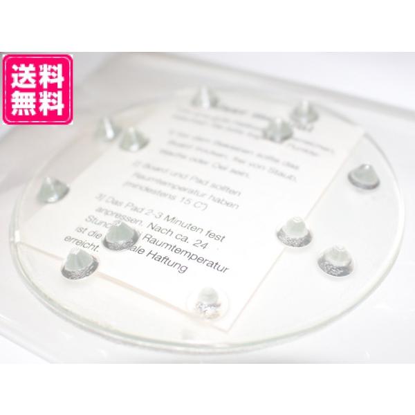 デッキパッド スノーボード デッキパット 円形 丸型 無色透明 クリア スノボ とげタイプ