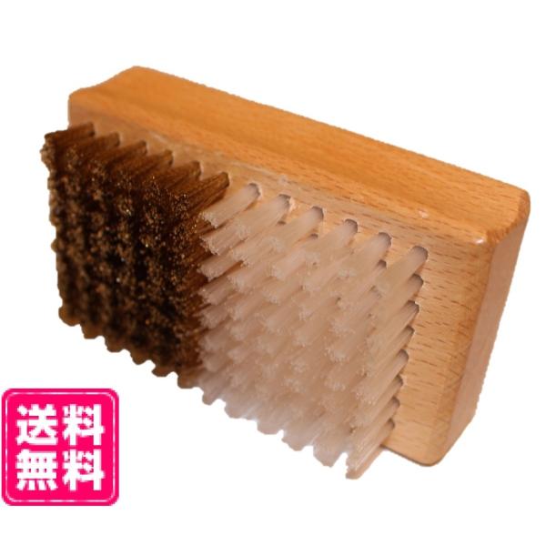 スノーボード ワックス ブラシ 一人二役 ナイロン&amp;ブロンズ スキー