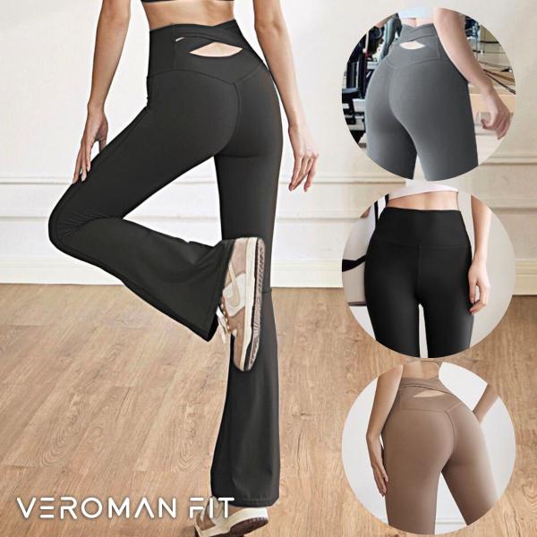 ヨガパンツ フレアパンツ フレアレギンス レディース スポーツウェア 美脚 ppi-lef043 V...