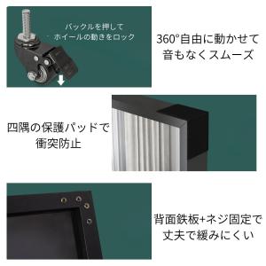 全身鏡 キャスター付き 188×60cm ダン...の詳細画像4