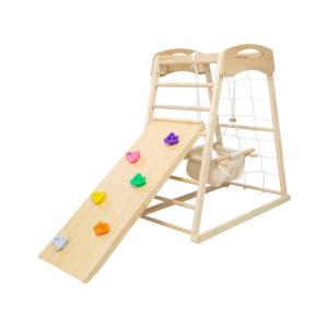 室内遊具 省スペース 滑り台 木製 幼児 ボル...の詳細画像2