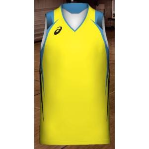 アシックス　プリントオーダーコンポ受注生産 ゲームシャツ（メンズ）バスケットボールウエア PA02｜jimmy-sp
