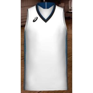 アシックス　プリントオーダーコンポ受注生産 ゲームシャツ（メンズ）バスケットボールウエア PA09D｜jimmy-sp