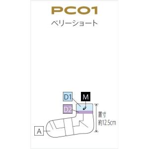 アシックス　オーダーコンポ受注生産 ベリーショートソックス PC01　スポーツアクセサリー｜jimmy-sp