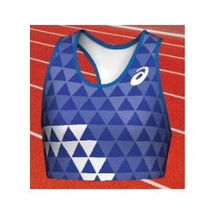 ASICS（アシックス） プリントオーダーコンポ受注生産 ハーフジップ