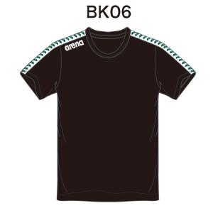 アリーナ　カスタムオーダー受注生産 Tシャツ（ユニセックス）チームウエア OSS4HTU010-BK06　ベースカラー：ブラック｜jimmy-sp