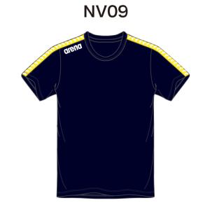 アリーナ　カスタムオーダー受注生産 Tシャツ（ユニセックス）チームウエア OSS4HTU010-NV09　ベースカラー：Dネイビー｜ジミースポーツ