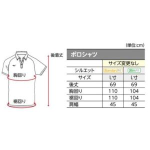 ミズノカスタムオーダー受注生産 半袖ポロシャツ...の詳細画像5