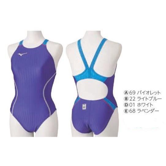 ミズノ　カスタムオーダー受注生産 レディススイムウエア　ミディアムカット（レースオープンバック） 　...