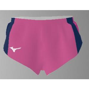 ミズノカスタムオーダー受注生産 デザインプリントプラス　レーシングパンツ（メンズ）　陸上競技ウエア　...