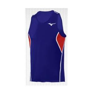 ミズノスペクトラ受注生産 レーシングシャツ（メンズ）フィールドタッチQD2素材 陸上・ランニング ウ...