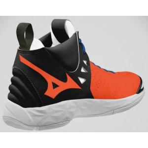 ミズノカスタムオーダー受注生産バレーボールシューズ バレーボール スポーツ ミッドカットウエーブモメンタムタイプ ネーム刺しゅう入り シューズ V1gx3500 Miz V1gx3500 ジミースポーツ
