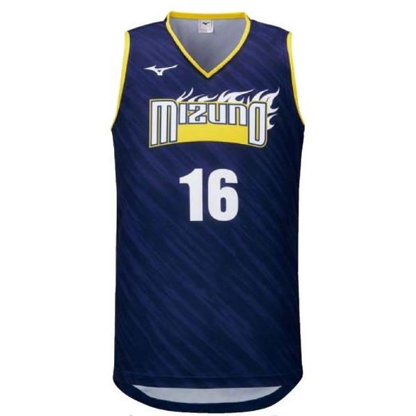 ミズノカスタムオーダー受注生産 デザインプリントプラス　バスケットボールゲームシャツ（レディス）W2...