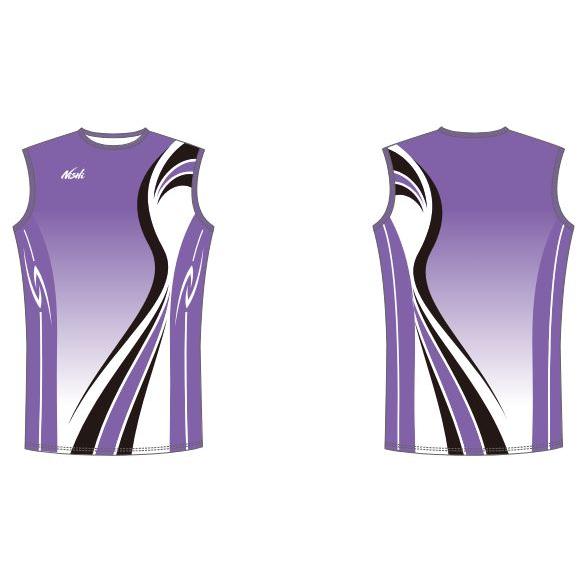 ニシスポーツ　チームスーパーオーダー受注生産グラフィックライトレーシングノースリーブシャツ（メンズ）...