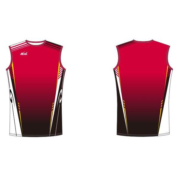 ニシスポーツ　チームスーパーオーダー受注生産グラフィックライトレーシングノースリーブシャツ（メンズ）...