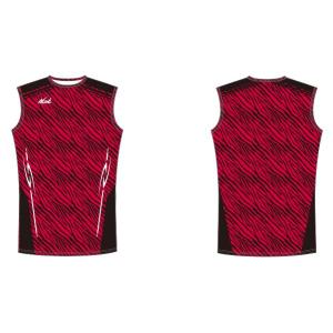 ニシスポーツ　チームスーパーオーダー受注生産グラフィックライトレーシングノースリーブシャツ（メンズ）...