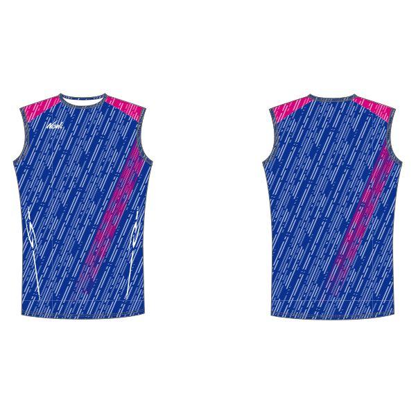 ニシスポーツ　チームスーパーオーダー受注生産グラフィックライトレーシングノースリーブシャツ（メンズ）...