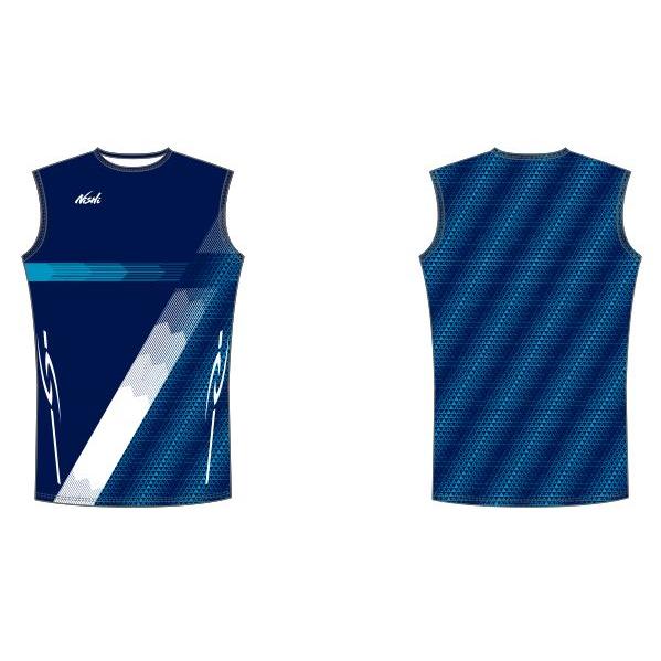 ニシスポーツ　チームスーパーオーダー受注生産グラフィックライトレーシングノースリーブシャツ（メンズ）...