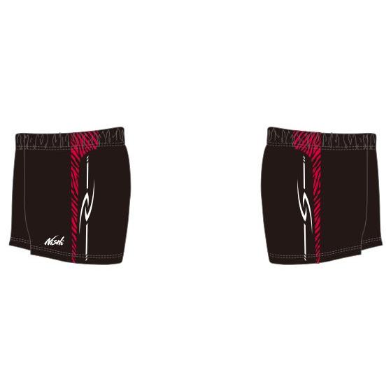 ニシスポーツ　チームスーパーオーダー受注生産グラフィックライトクォータータイツ（ユニセックス）4着セ...