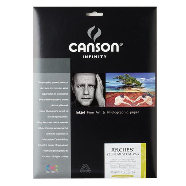 キャンソン　インフィニティ　版画用紙ベース系インクジェット用紙　ベラン・ミュージアム・ラグ　A4　2...