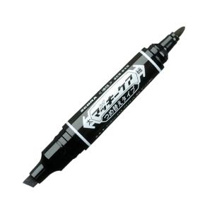 【まとめ買い】ゼブラ　油性マーカー　ハイマッキーケア　細字丸芯+太字角芯　黒インク　100本/300本/500本　YYT5-BK