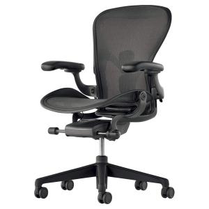 HermanMiller　Aeron Chairs Remastered(アーロンチェア リマスタード)　グラファイト　AER1B23DWALP｜jimu-zo
