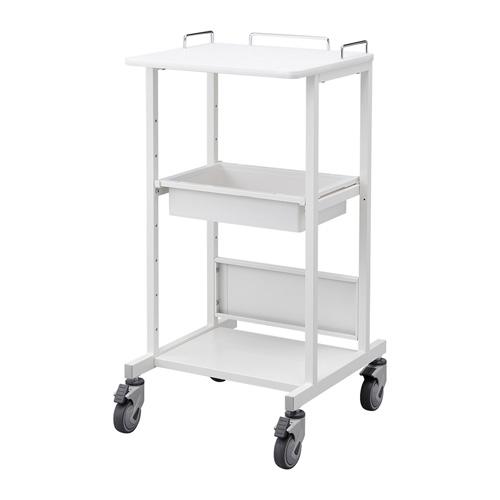 サンワサプライ　電子カルテカート(幅530×奥行565mm)　RAC-HP14HSCW