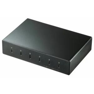 【メーカー在庫限り】サンワサプライ　USB Type-C充電器（6ポート・合計18A・高耐久タイプ）...