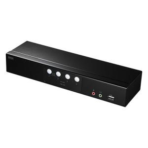 サンワサプライ　HDMI対応パソコン自動切替器(4:1)　SW-KVM4HHC｜jimu-zo