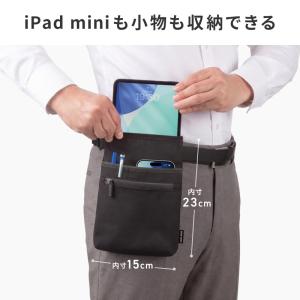 サンワサプライ 腰巻きベルト式iPad min...の詳細画像4