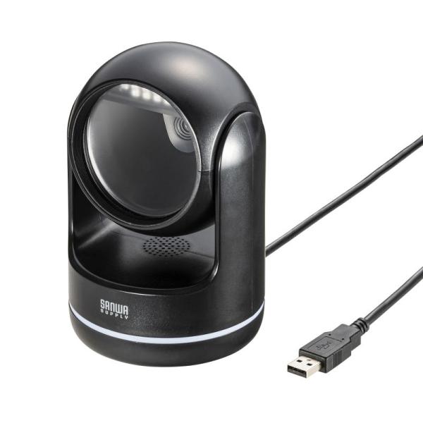 サンワサプライ　2次元バーコードリーダー(定置式)　BCR-2D11BK