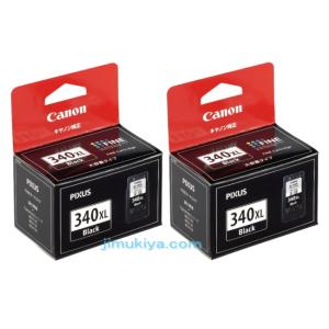 CANON FINE カートリッジ BC-340XL ブラック (大容量)　2個セット 国内 純正品 5211B001 【Canon直送品】｜jimukiya