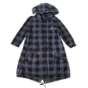 Moussy マウジー タータンチェックフード付 ワンピース Xponent Se