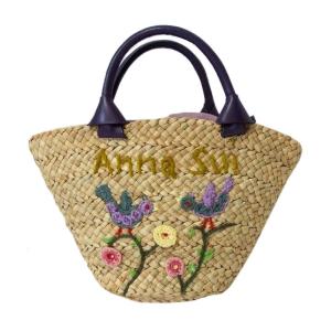 Anna Sui 新作入荷 アナスイ バスケット刺繍 トートバッグ