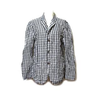 美品 JUNYA WATANABE COMME des GARCONS ジュンヤワタナベ コムデギャルソン 2008 縮絨チェックジャケット 134335 【中古】｜jimushop