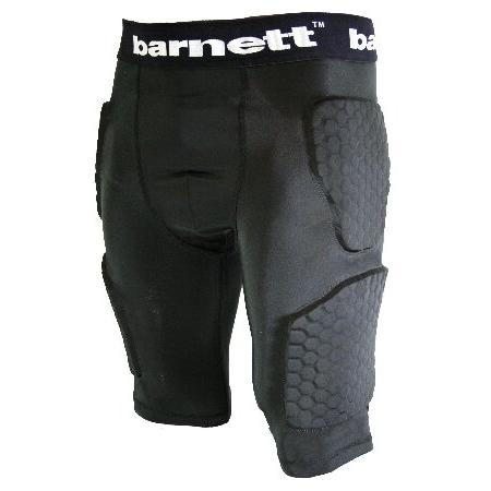 Barnett FS-06 フットボールコンプレッションショーツ 3統合保護パッド ブラック