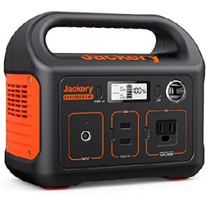 Jackery Portable Power Station Explorer 240, 240Wh Backup Lithium Battery, 110V/200W Pure Sine Wave AC Outlet, Solar Generator (Solar Panel Not Includ