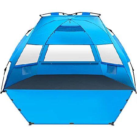 MIRUS Pop Up Beach Tent, Deluxe XL Sun Shade Shelt...