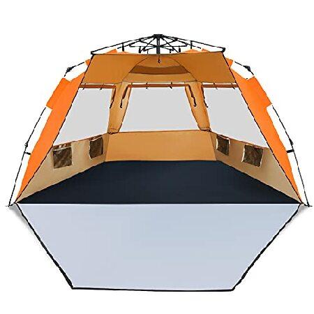 Tangkula 3-4 Person Easy Pop Up Beach Tent, UPF 50...