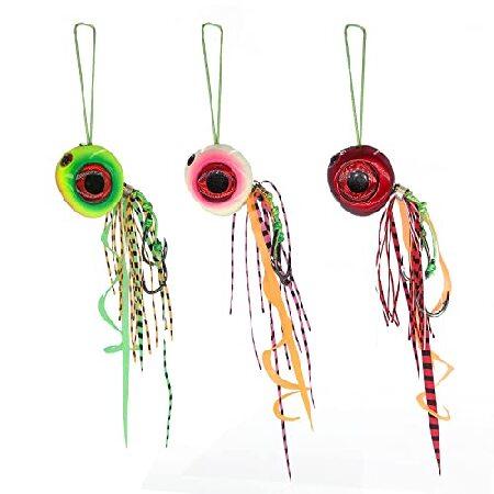 FANDEARRO 3PCS Bait Bass Fishing Lure Big Eye Ball...