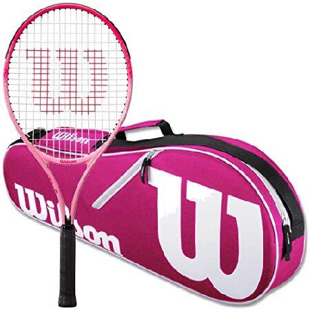 Wilson Burn ピンク 25インチ ジュニア テニスラケット ピンク/ホワイト Advant...