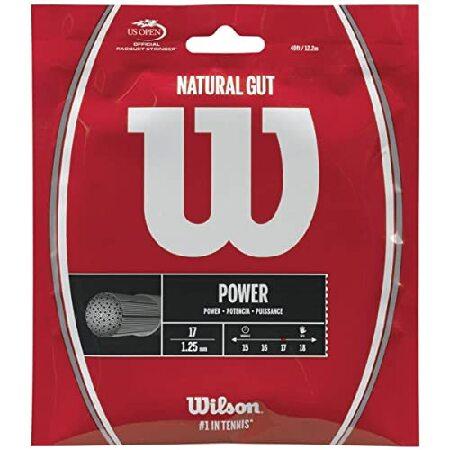 Wilson Natural Gut Power 16 Gauge Tennis Racquet S...