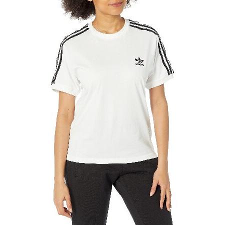 adidas Originals Women&apos;s 3-Stripes T-Shirt, White,...