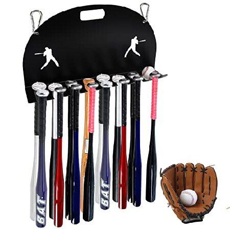 Baseball Bat Rack Holds Up To 16 Bats - Metal Orga...