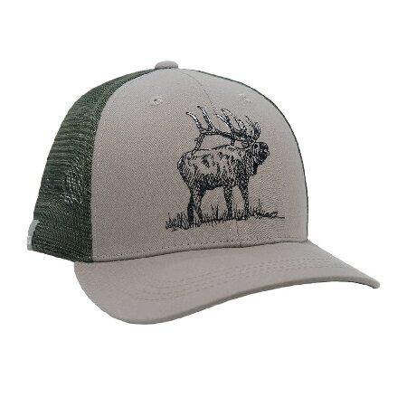 RepYourWater Bugling Elk Mesh Back Hat Mid Tone Gr...