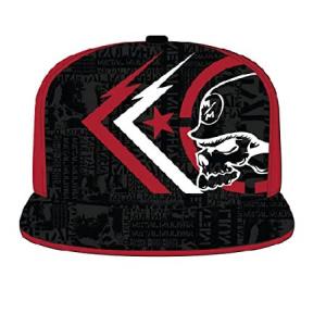 Metal Mulisha Mens Ghost All Over Flex Hat, Black ...