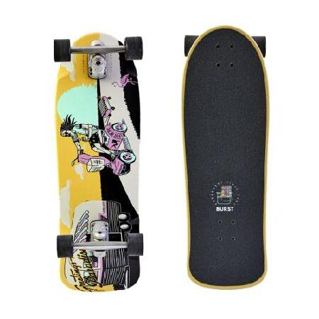 Hamboards 32インチ Burst Street Carver ロングボード サーフスケート...