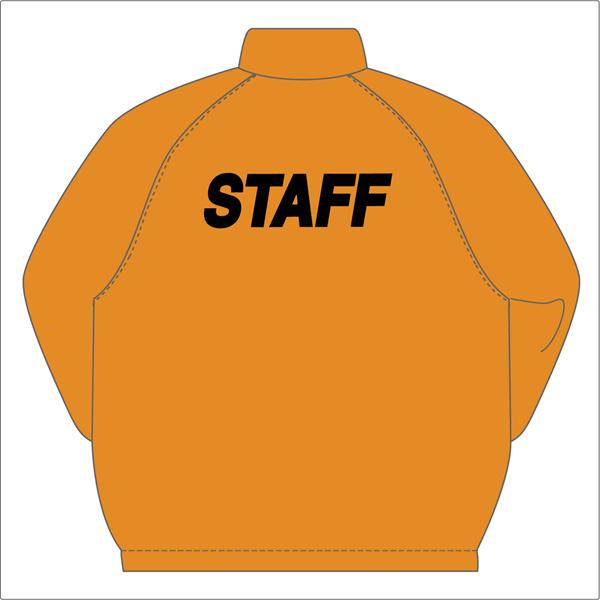 加工賃 イベント用 ジャンパー ハーフコート ポロシャツ 『6枚〜9枚用』 STAFFプリント加工賃...